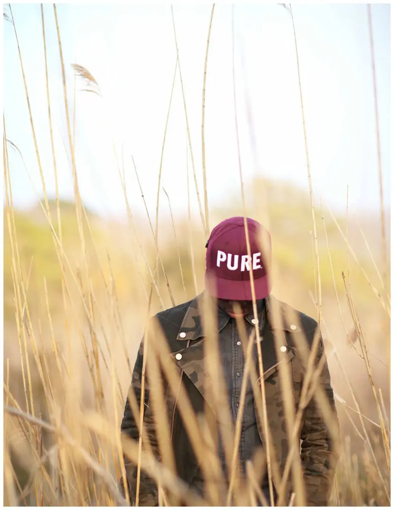 PURE cap in tall grass