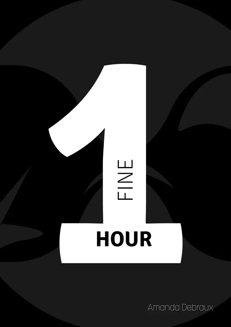 1 Fine Hour Productions poster with a large numeral lockup