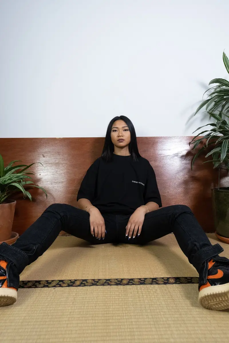 Christi Alonzo apparel photographed for the brand