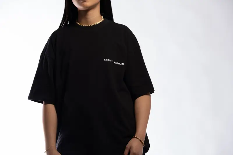 Christi Alonzo apparel photographed for the brand