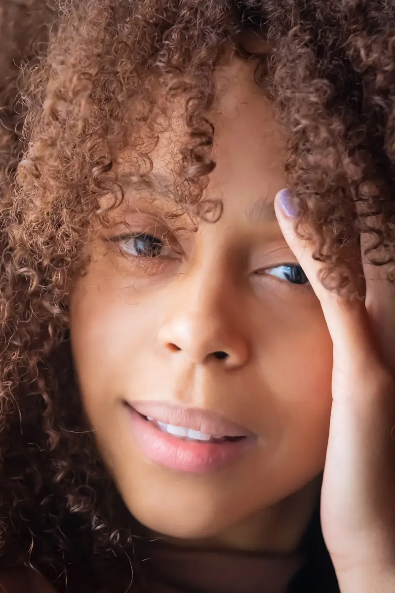 Tight beauty portrait